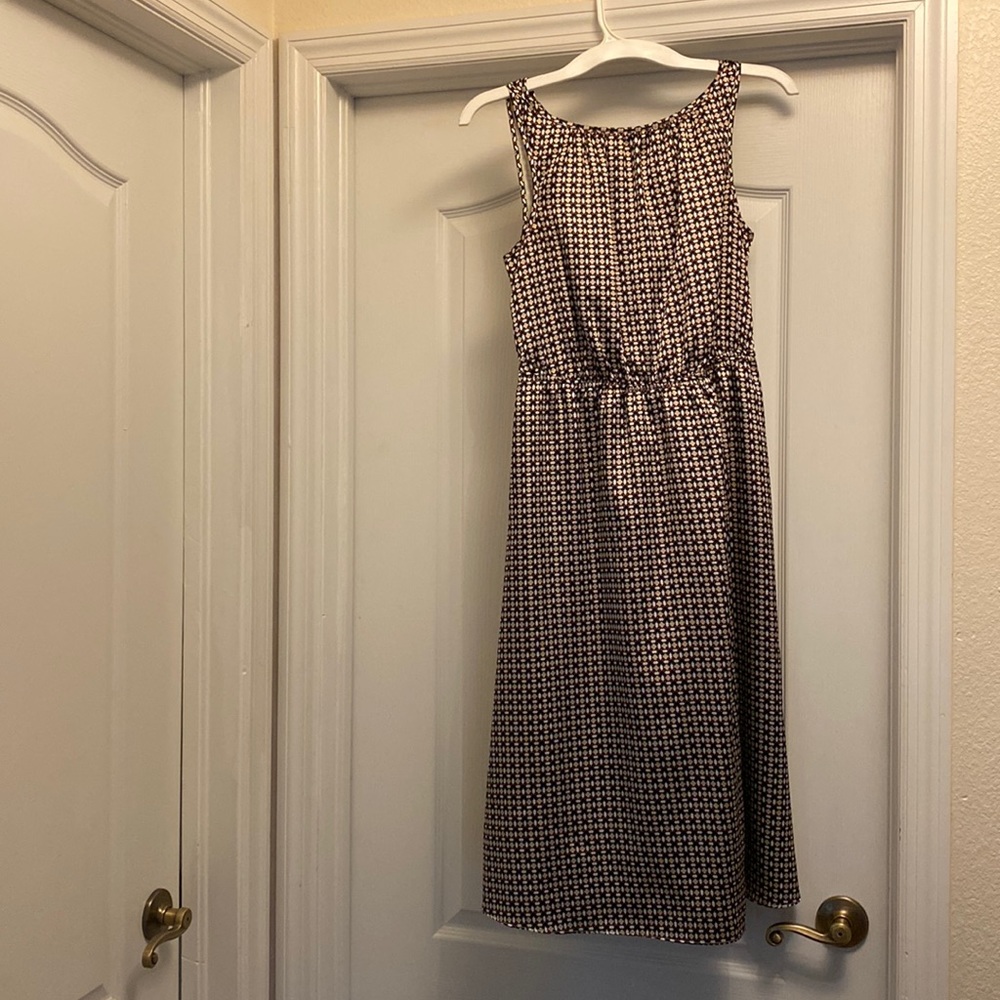 Sleeveless multicolored midi dress in XS from The Limited
